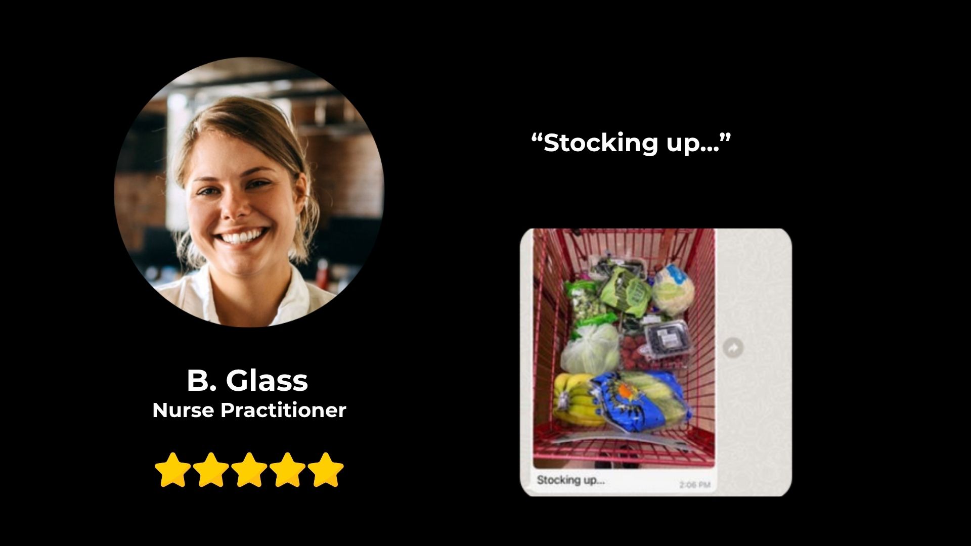 B. Glass Testimonial