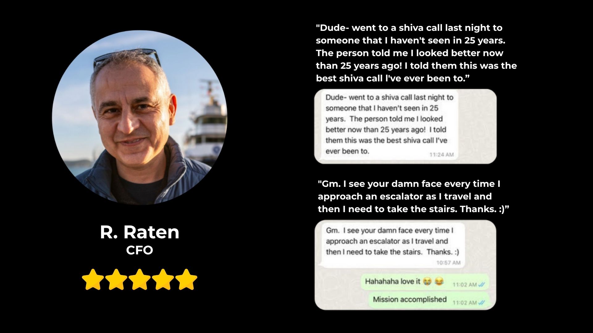 R. Raten Testimonial